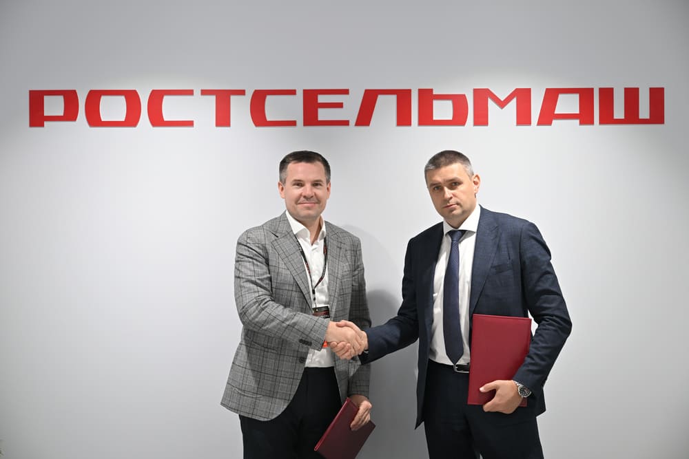 В рамках Международной специализированной выставки «Агросалон» Ростсельмаш и Северсталь подписали соглашение о стратегическом сотрудничестве 1